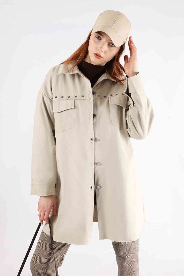 Staple Denim Shirt Stone - 1