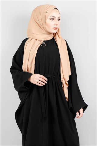 Zippered Belted Black Tunic - 2