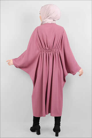 Zippered Belted Dried Rose Tunic - 5