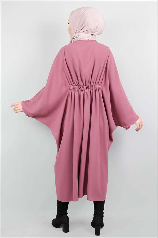 Zippered Belted Dried Rose Tunic - 5