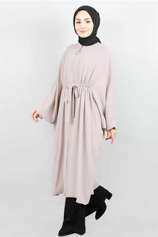 Zippered Belted Mink Tunic - 1