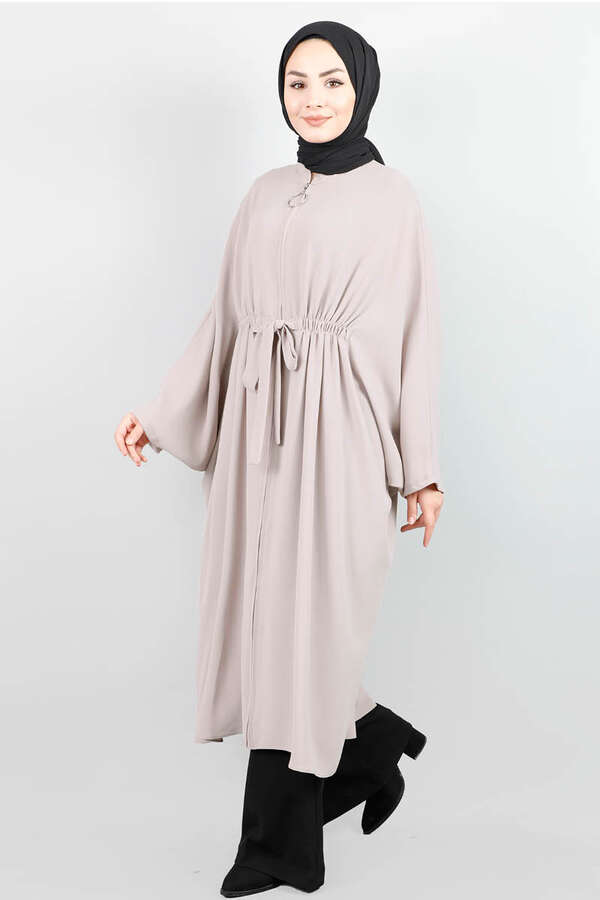 Zippered Belted Mink Tunic - 1