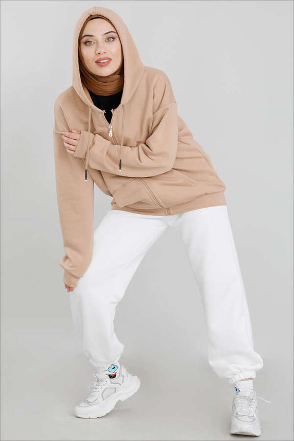 Zippered Sweat Mink - 2