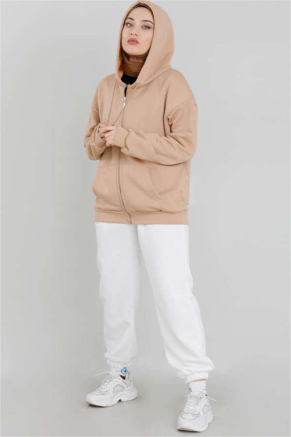 Zippered Sweat Mink - 3